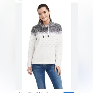 Vineyard Vines XL Black and White Patterned Pullover